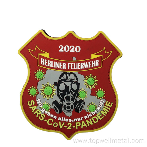 Label Custom soft pvc embossed 3D rubber patch